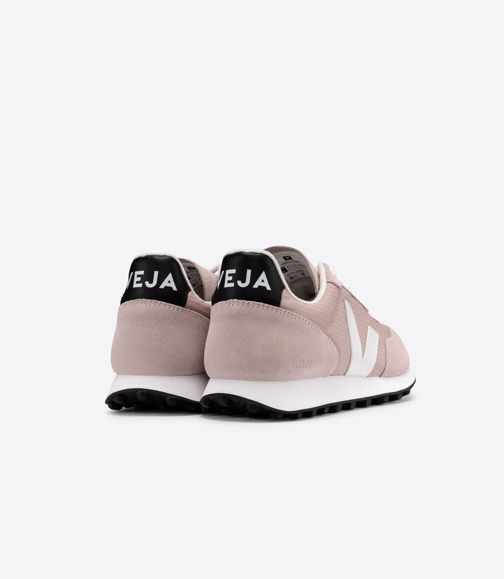 Veja Sneakers Womens - Rio Branco Ripstop - Pink/White - 3578DIFCH